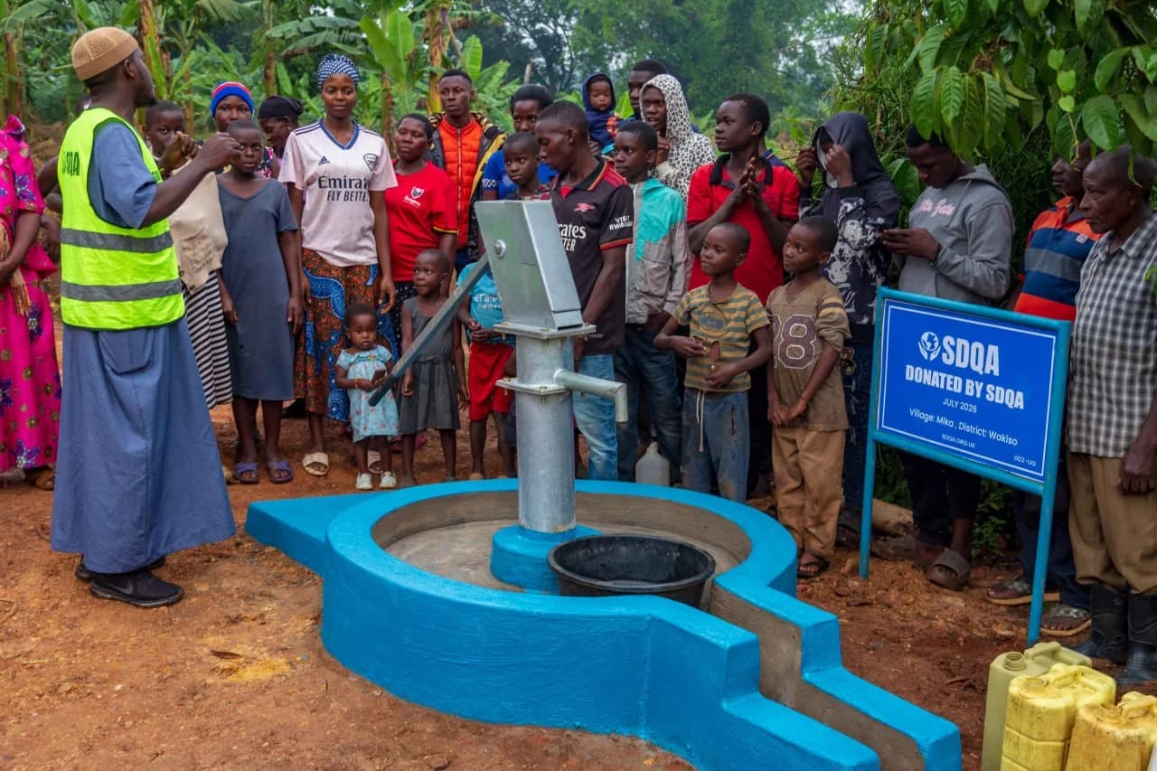 Water bore pump, Mika, Wakiso, Uganda